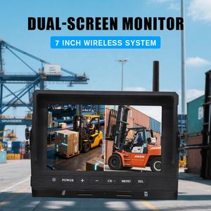 Caméra de recul sans fil pour chariot élévateur avec écran LCD étanche de 9 pouces, kit de recul AHD pour <span class=keywords><strong>voiture</strong></span>, système de gestion de flotte - Product Image 6
