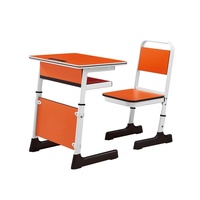 Ensemble Chaise et Bureau d'Étude Moderne et Durable, Réglable en Hauteur, pour Étudiant, Idéal pour Appartement et Hôpital