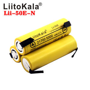LiitoKala Lii-50E IMR 21700 5000 mAh 3,7 V 40 A hohe Kapazität geschützte wiederaufladbare Li-Ion-Batterie mit flachem Deckel+DIY - Product Image 4