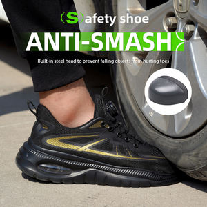 שחור טיגריס s1p נגד החלקה גברים של נעלי רגל עבודה קל בטיחות נעליים רגיל עבודה רגיל במפעל חורף - Product Image 6