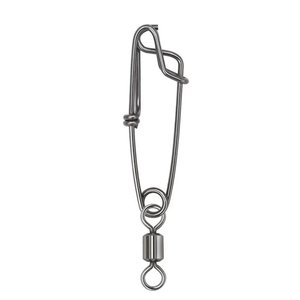Kugellager-Angelwirbel mit Karabinerhaken, Angelzubehör für Salzwasser und Süßwasser, Coastlock-Snaps, Barrel-Swivel, Vorfachverbinder - Product Image 1