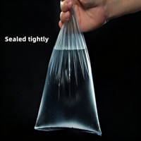 Sacs en plastique thermoscellables de qualité alimentaire LDPE pour l'emballage des glaçons avec impression sérigraphique et poignée en patch pour commandes personnalisées