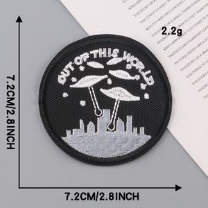 Custom Special Design Black Humor Subject Embroidery Patch for Clothes - Product Image 6