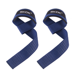 Correas de levantamiento de pesas para entrenamiento, correas de muñeca de alta resistencia para gimnasio, con logotipo personalizado, venta al por mayor - Product Image 1