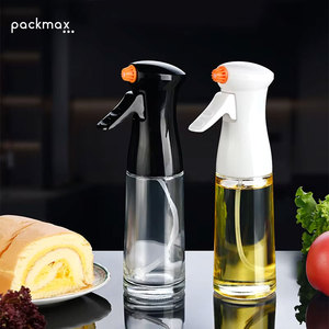 Bouteille pulvérisatrice continue pour huile d'olive – Pulvérisateur d'huile en verre de 200 ml pour la cuisson, le barbecue, la poêle, les salades, la pâtisserie - Product Image 3