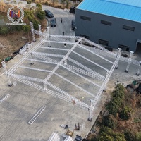 Estructura de Truss Resistente de 760*520mm para Escenarios y Conciertos, Truss de Aluminio con Tornillos Thomas Tomcat