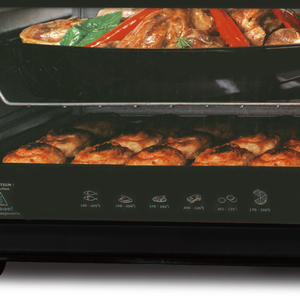 Haley 2000W 48L Lò nướng điện bếp lớn công suất lớn nướng bánh mỳ cửa kính nhà bếp điện lò nướng đối lưu để nướng - Product Image 5