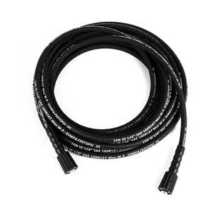 Tuyau de nettoyage de canalisations haute pression 1/4'' 3000 PSI <span class=keywords><strong>FlexPro</strong></span> en thermoplastique léger, neuf, marque GTM, pour usage domestique - Product Image 2