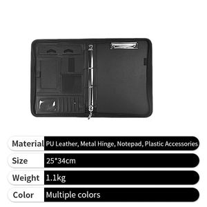 Custom Logo Portable <b>File</b> Multidunctional Document Business Folder With Pocket - Product Image 4