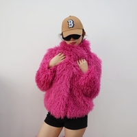 Veste en fausse fourrure mongole épaisse et duveteuse pour femme, style urbain classique, manches longues, plusieurs modèles, vente en gros