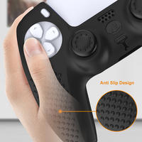 Accessoires pour manette de jeu PS5 10 en 1, couvercle de protection en Silicone, boutons de déclenchement à bascule pour manette de jeu PS5