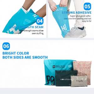 Sac d'expédition en polymaille biodégradable à 100 % personnalisé pour la sécurité de l'environnement, sac d'expédition de haute qualité pour les coursiers - Product Image 5