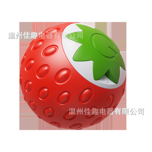 Pelota de juguete para gatos con temática de fresa, pelota rodante, pelota de autoentretenimiento para gatos, resistente a mordidas, anti-aburrimiento, automática - Product Image 4