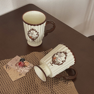 แก้วกาแฟลายกระต่ายน่ารัก แก้วเซรามิกลายกระต่ายอีสเตอร์ - Product Image 4