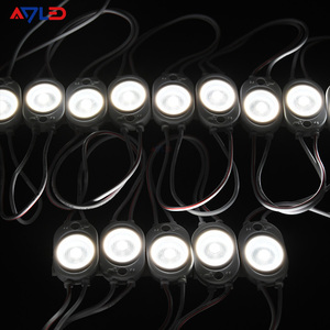 IP67 mini <span class=keywords><strong>LED</strong></span> mô-đun ánh sáng Tiêm 1W 12V duy nhất dẫn với Ống kính độ 180 3LED <span class=keywords><strong>RGB</strong></span> & ấm trắng phát ra 1W điện - Product Image 5