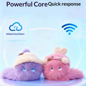Nouveau Robot Chat AI 2026 en Peluche, Interactif Vocal, Compagnon d'Éveil et d'Apprentissage, Modèle Grand Format Apaisant, Poupée Animale de Compagnie - Product Image 5