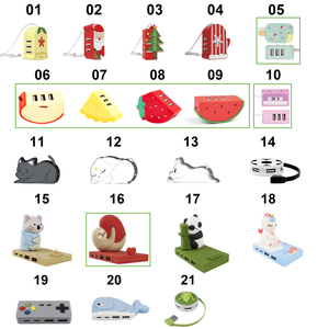 Hub <span class=keywords><strong>USB</strong></span> 2.0 Creativo a Forma di Balena, Ornamento da Scrivania, Docking Station per <span class=keywords><strong>Computer</strong></span>, Hub Multiporta 4 Porte <span class=keywords><strong>USB</strong></span>-C - Product Image 2