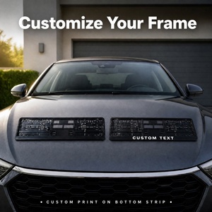 Cadre de <span class=keywords><strong>plaque</strong></span> d'<span class=keywords><strong>immatriculation</strong></span> en plastique européen personnalisé, support de <span class=keywords><strong>plaque</strong></span> d'<span class=keywords><strong>immatriculation</strong></span> ABS pour voiture européenne, logo OEM - Product Image 6