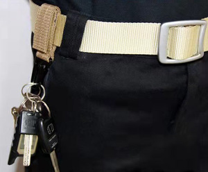 Porte-clés tactique de haute qualité avec boucle pour équipement tactique et sangle en toile - Product Image 4