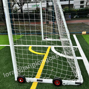 Roue de <span class=keywords><strong>but</strong></span> de football professionnelle porte de football mobile facile conception anti-dérapante équipement de cour porte de football roue mobile - Product Image 3