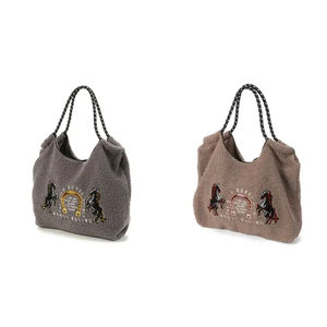 Sac fourre-tout en polyester de haute qualité, brodé, respectueux de l'environnement, pour le shopping, vente en gros - Product Image 1