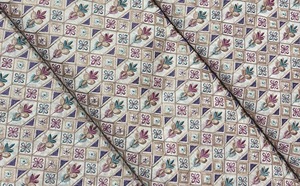 Tissu de luxe en dentelle brodée, tissu en polyester et coton multicolore, disponible en Inde - Product Image 2