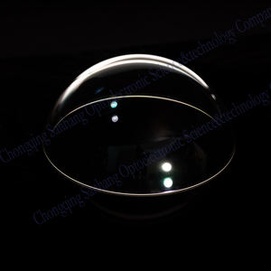 UAV bakla ve füze kubbeleri için yüksek termal şok direncine sahip yarım küre safir yuvarlak <span class=keywords><strong>Lens</strong></span> ve kubbe - Product Image 5