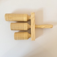 Instruments de musique Orff, jouets pour enfants, jouets de percussion préscolaire, claquettes en bois rainurées, tube à 3 tons, jouets éducatifs