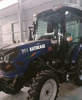 Tracteur chenillé multifonctionnel KATOCASE pour usage agricole (rizière, terres arides et vergers) avec moteur et boîte de vitesses - Rayon de braquage court