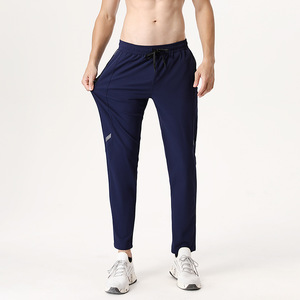 Collants d'été à séchage rapide pour hommes, amples, élastiques, fins, avec fermeture éclair, pour le <span class=keywords><strong>sport</strong></span>, la course, le fitness, le yoga et l'entraînement - Product Image 4