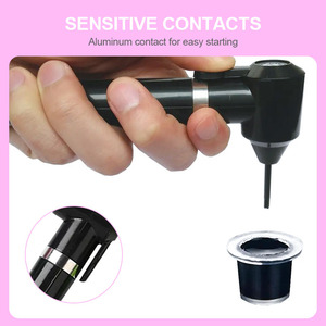 Mezclador de Tinta para Tatuajes Eléctrico, 5 Piezas, Mezclador de Pigmentos de Plástico para Maquillaje Permanente de Cejas y Labios, Uso Profesional en Estudios de Tatuajes - Product Image 4