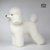 Perruque pliable en plastique et métal pour chien Mr.Jiang (pour la pratique du coiffage)
