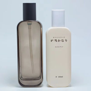 Wholesale Cosmetic Packaging square clear Frosted Empty Serum Lotion Glass <b>Bottle</b> with <b>Pump</b> - Product Image 6