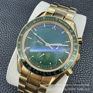 Montre mécanique entièrement automatique Moonwatch Super Apollo Series, chronographe multifonction, acier inoxydable, résistante à l'eau jusqu'à 100 m - Product Image 4