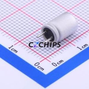 6R3AREP471M06X8E13 Solid <b>Capacitor</b> Through hole Component (THT),D6.3xL8mm 470uF 20% 6.3V 3.68A100kHz - Product Image 2