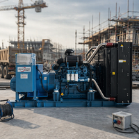 Groupe électrogène diesel silencieux à bas prix 15KW 20KW 30KW 50KW 80KW 100KW 800KW, station d'alimentation industrielle, démarrage électrique, triphasé