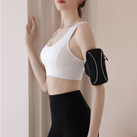 Brassard de sport imperméable pour la course à pied avec logo personnalisé, sac de jogging extérieur léger et élégant, pochette de bras pour téléphone de course
