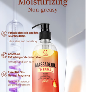 Aceite esencial de jengibre puro natural de fábrica para hidroterapia masaje muscular pareja sexo-para cortapelos - Product Image 5