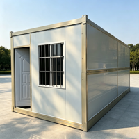 JJM CE Certifié – Maison Préfabriquée Conteneur Pliante Moderne, Facilement Pliable, Étanche, Portable, Mobile, Empilable – Idéale pour Bureau, Centre Commercial