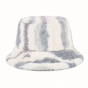 หมวกขนสัตว์สำหรับผู้หญิงขายส่ง หมวกบักเก็ตขนหนานุ่มสำหรับฤดูหนาวสำหรับผู้หญิง - Product Image 4