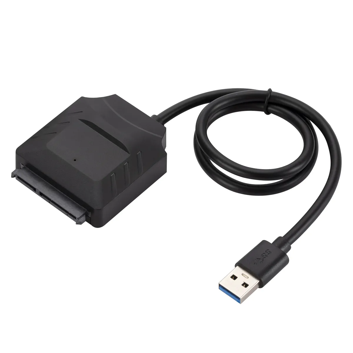 Kabel konverter adaptor USB 3.0 ke Sata 3, kabel konverter Hard Drive 5Gbps USB 3.0 untuk Samsung Seagate WD 2.5 3.5 HDD SSD