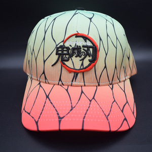 Venta al por mayor Demon Slayer: <span class=keywords><strong>Kimetsu</strong></span> <span class=keywords><strong>No</strong></span> <span class=keywords><strong>Yaiba</strong></span> <span class=keywords><strong>Manga</strong></span> Cosplay dibujos animados lienzo Anime sombrero gorra - Product Image 4