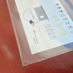 <span class=keywords><strong>Pochette</strong></span> <span class=keywords><strong>en</strong></span> <span class=keywords><strong>plastique</strong></span> transparente BOPP personnalisée, autocollante, refermable, format A4, pour l'emballage de documents et de factures - Product Image 2