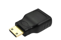 Adaptateur convertisseur de prise HDMI vers Mini HDMI vers Micro HDMI HD Or Extension pour HDTV Tablette Caméra