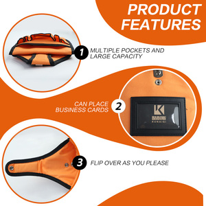 KUNAISI Multi tasca avvolgente in vinile borsa strumenti auto Oxford marsupio cintura in vita per involucro in vinile strumenti - Product Image 3