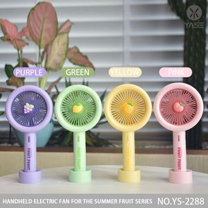Nouveau mini ventilateur de bureau portable rechargeable 2024 avec lumière nocturne, 3 vitesses de vent, pour garage et hôtel - Product Image 2