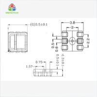 Vente directe usine 3535 RGBW 4-en-1 certifié IATF16949 5000KK Capacité mensuelle OEM/ODM pour éclairage de scène et automobile