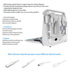 Sistema de Diagnóstico por Ultrasonido Doppler Color Digital Portátil Veterinario Médico Profesional Modelo TH300 Acero Inoxidable ISO13485 - Product Image 2