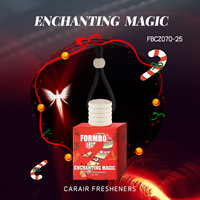 Pengharum Mobil Portabel Berkualitas Tinggi Hadiah Natal Aroma Tahan Lama Penghilang Bau 8ml Aroma Pinus Ukuran Reguler Pabrik