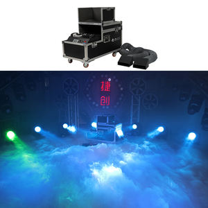 Machine à faible brouillard à bases d'eau 2000w/3000w/4000w/5000w avec équipement de scène de cas de <span class=keywords><strong>vol</strong></span> Machine à fumée 2 ports - Product Image 3